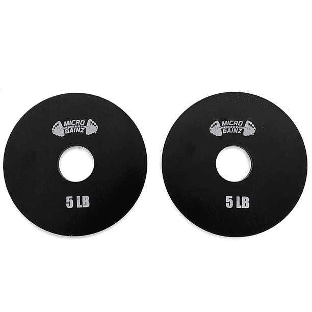 Made in USA Micro Gainz Pair of 5LB Olympic Weight Plates